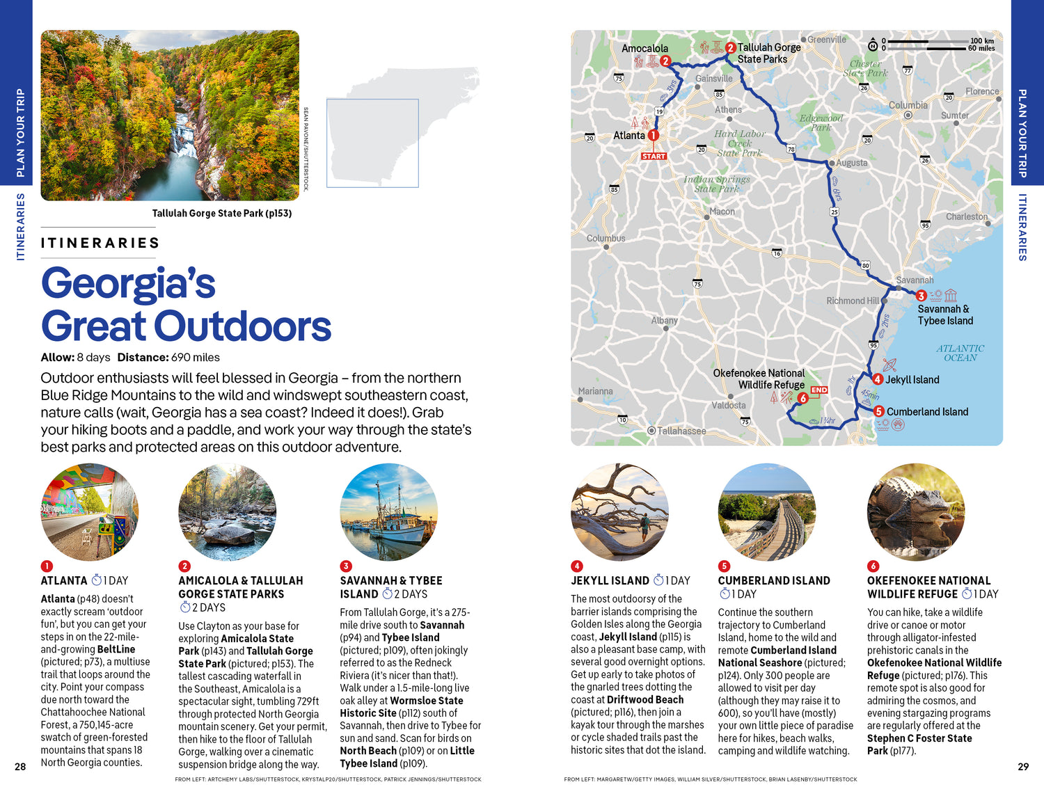 Georgia & the Carolinas - Book