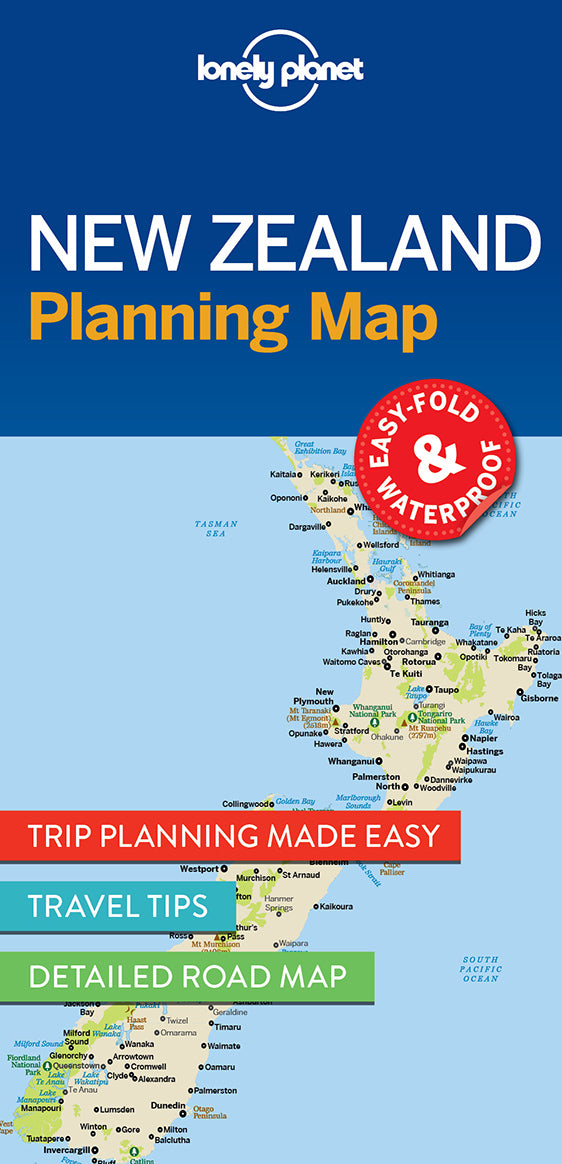 New Zealand Planning Map - Lonely Planet Shop