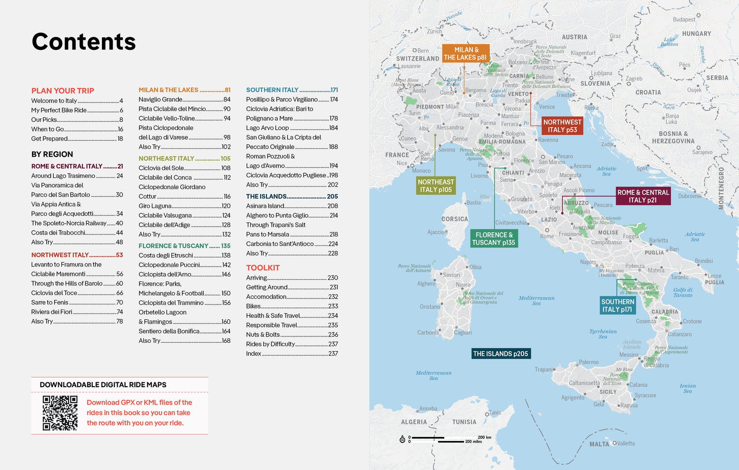 Best Bike Rides Italy - Book + eBook