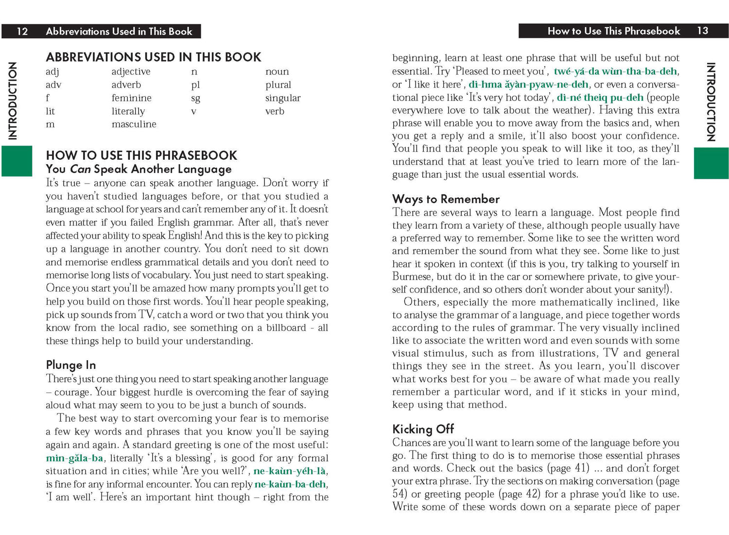 Burmese Phrasebook & Dictionary