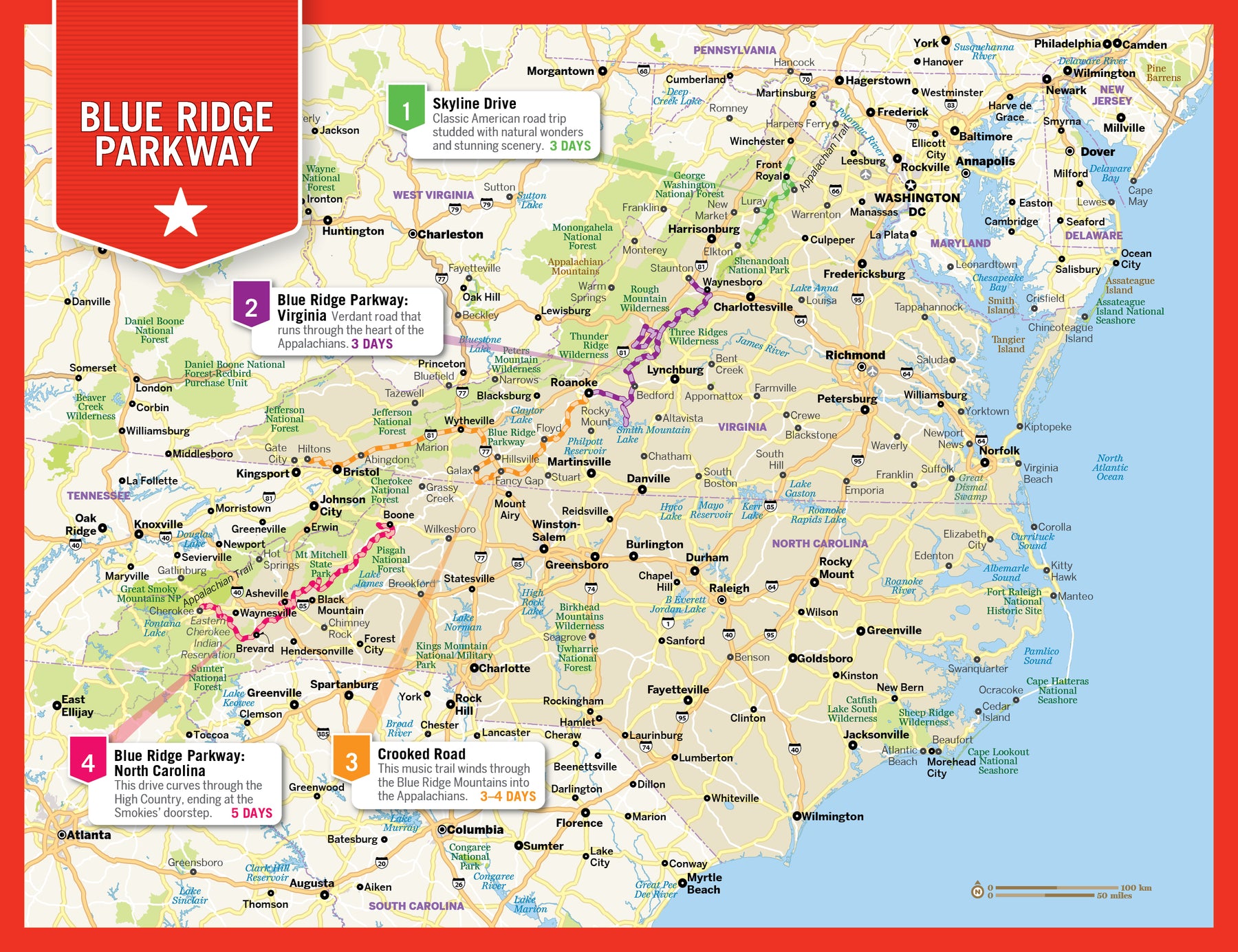 Blue Ridge Parkway Road Trips