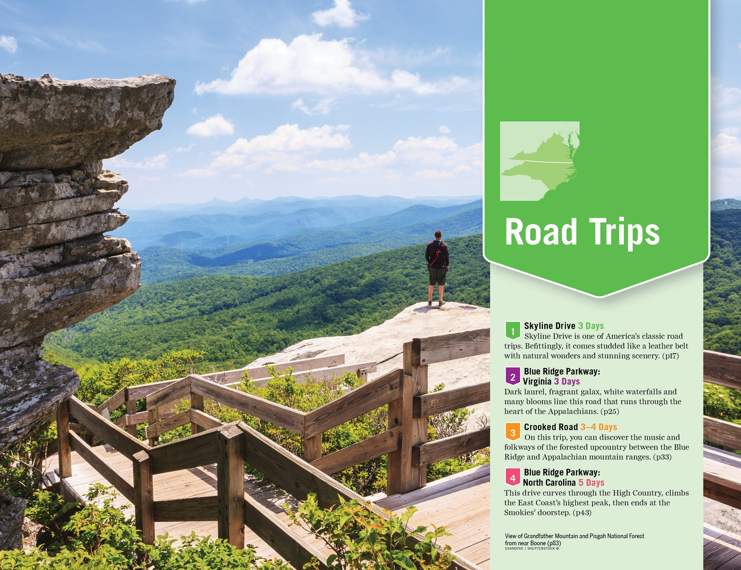 Blue Ridge Parkway Road Trips Book - Main Image