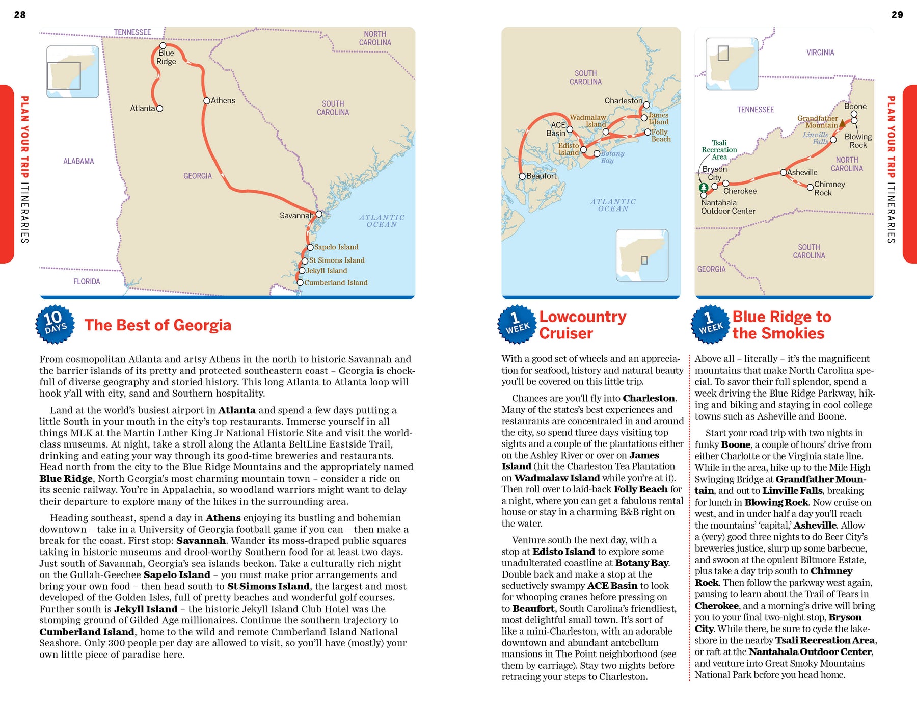 Georgia & the Carolinas preview