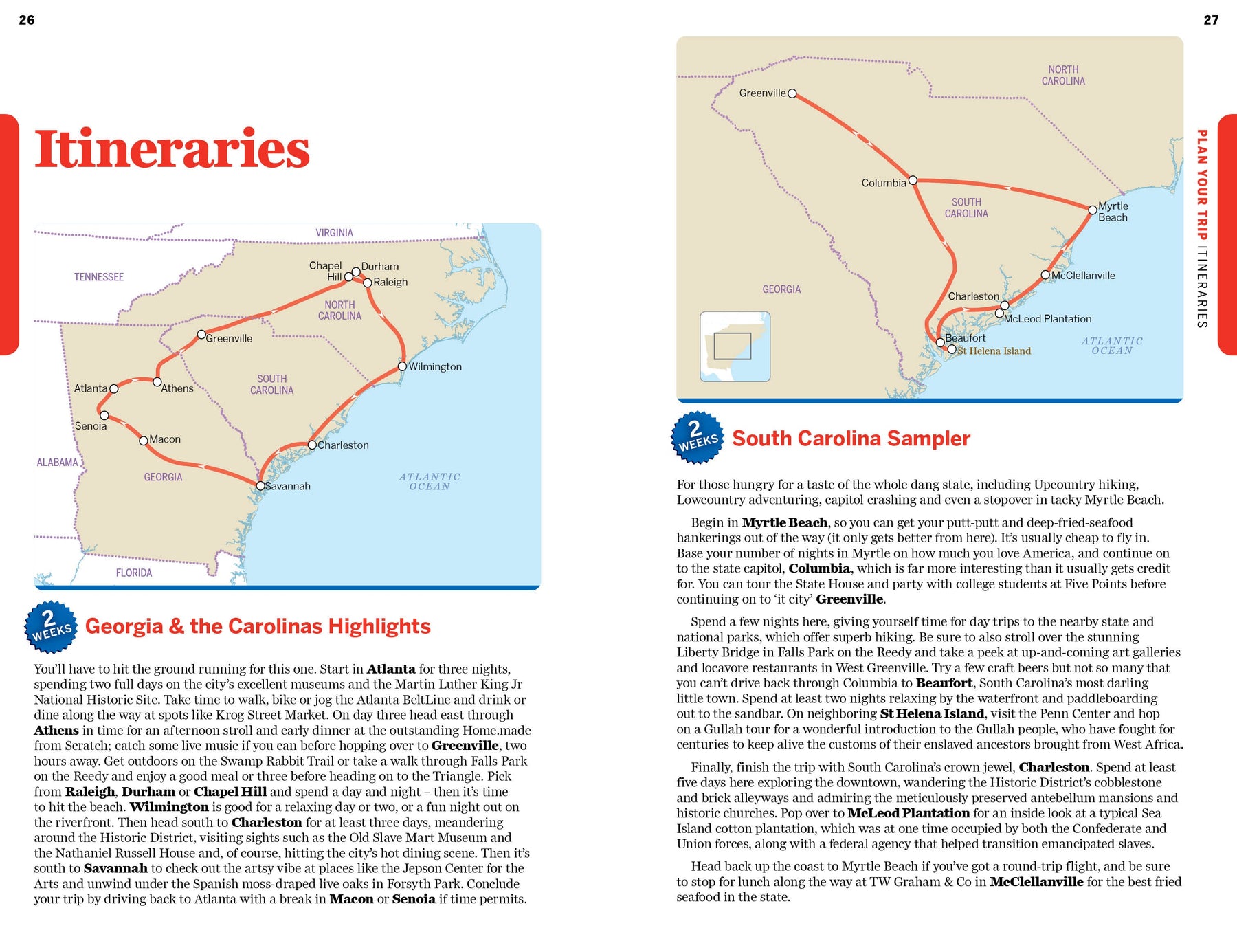 Georgia & the Carolinas preview