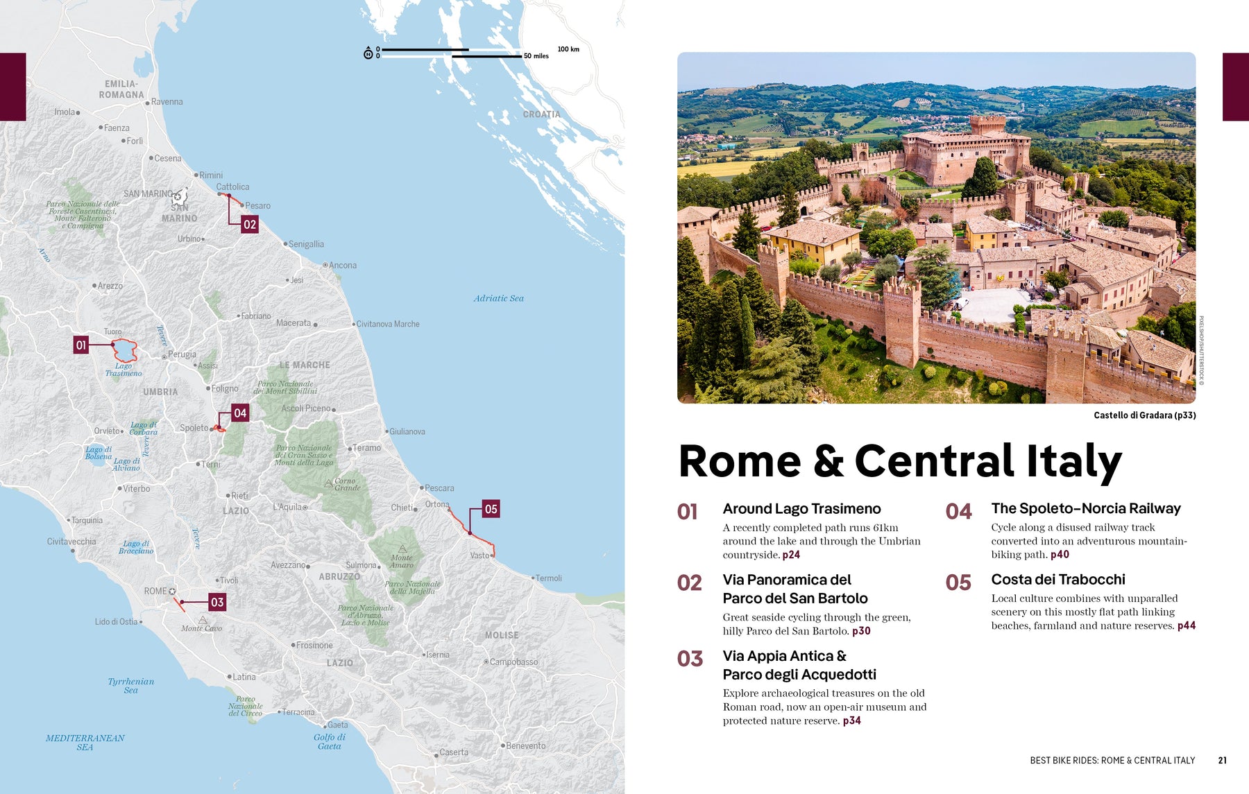 Best Bike Rides Italy Book - Main Image