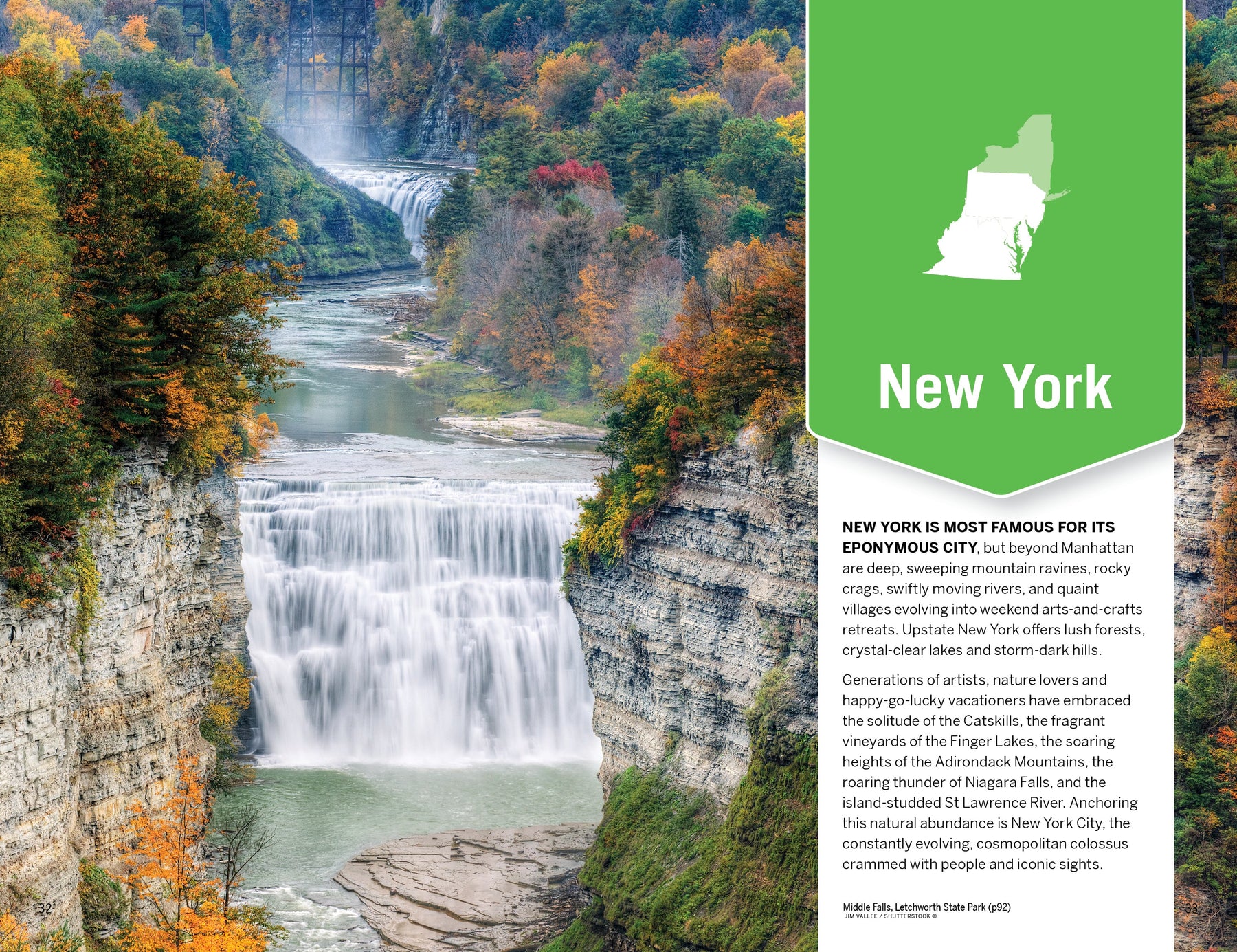 New York & the Mid-Atlantic's Best Trips Lonely Planet Guide - Geographica