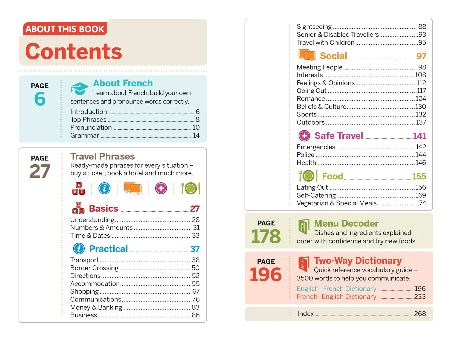 French Phrasebook & Dictionary - Book + eBook