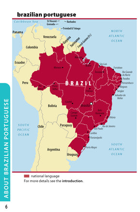 Brazilian Portuguese Phrasebook & Dictionary - Book + eBook