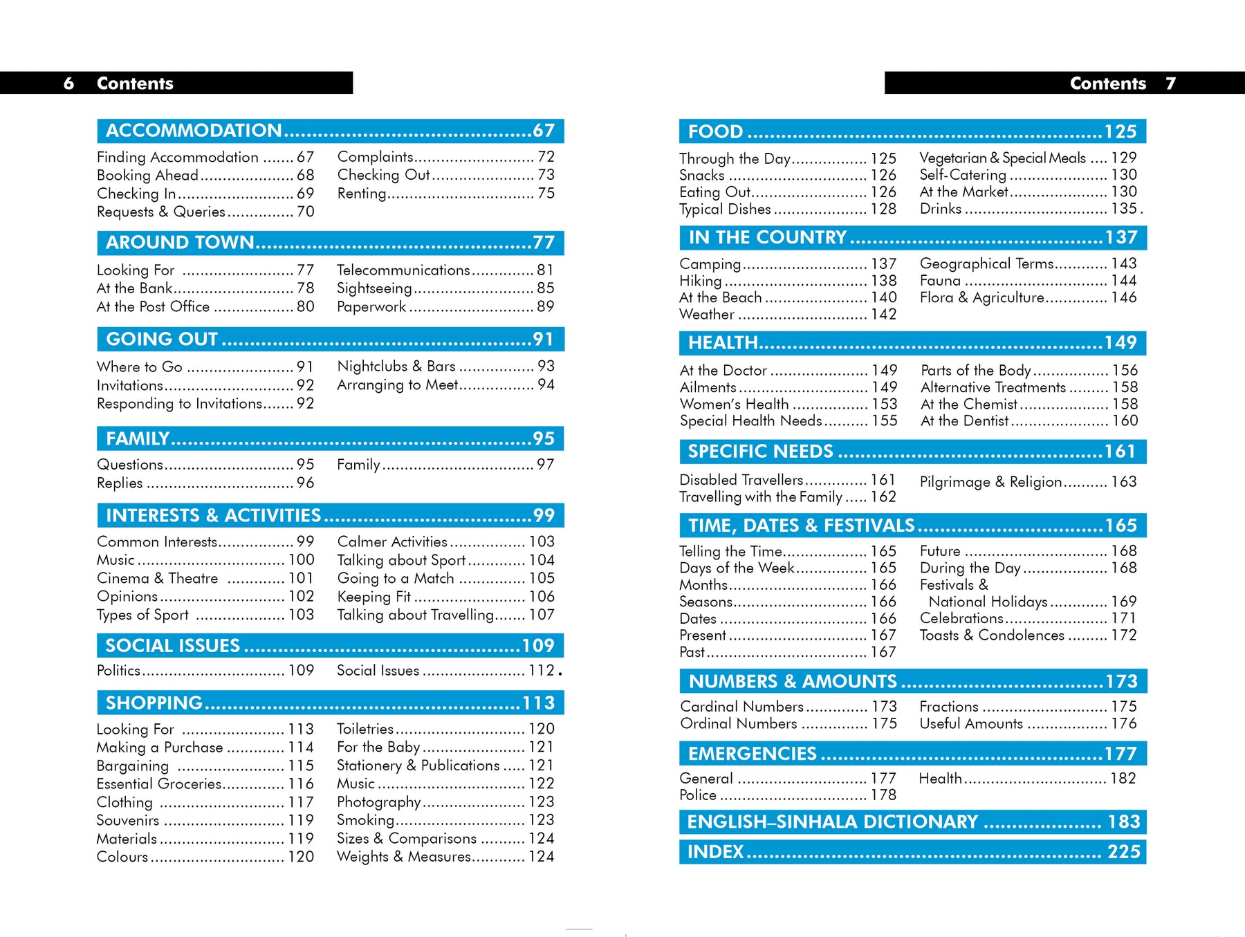 Sinhala (Sri Lanka) Phrasebook & Dictionary - Book