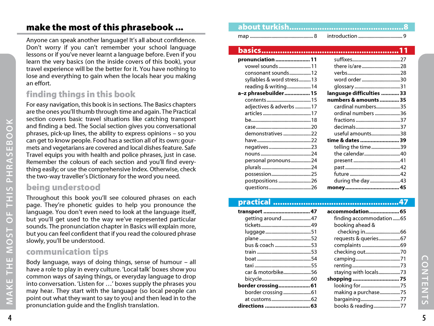 Turkish Phrasebook & Dictionary - Book