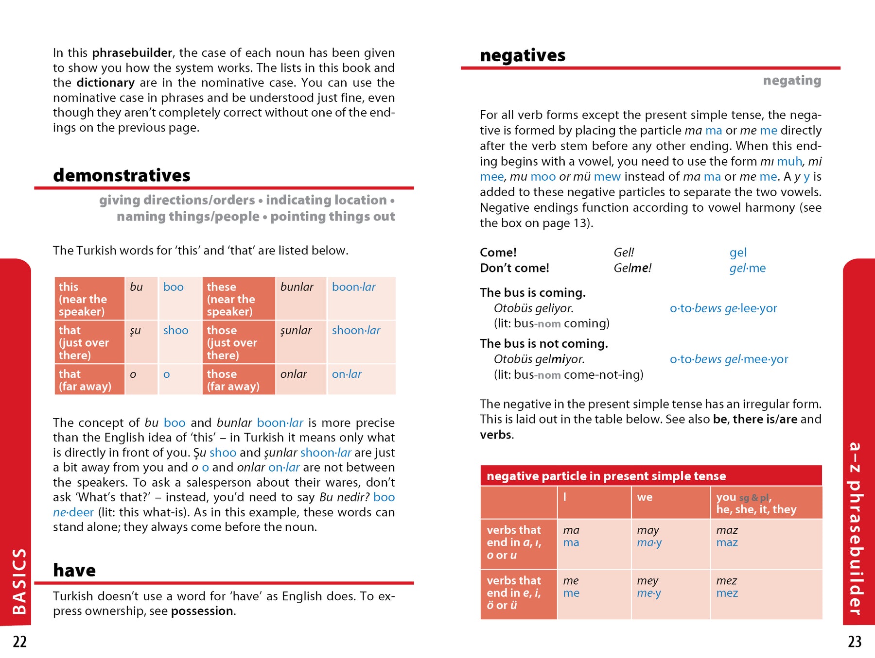 Turkish Phrasebook & Dictionary - Book