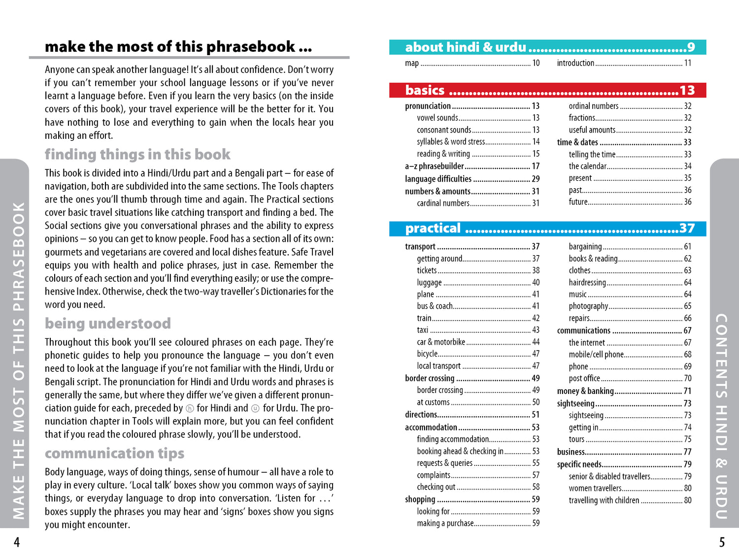 Hindi, Urdu & Bengali Phrasebook & Dictionary