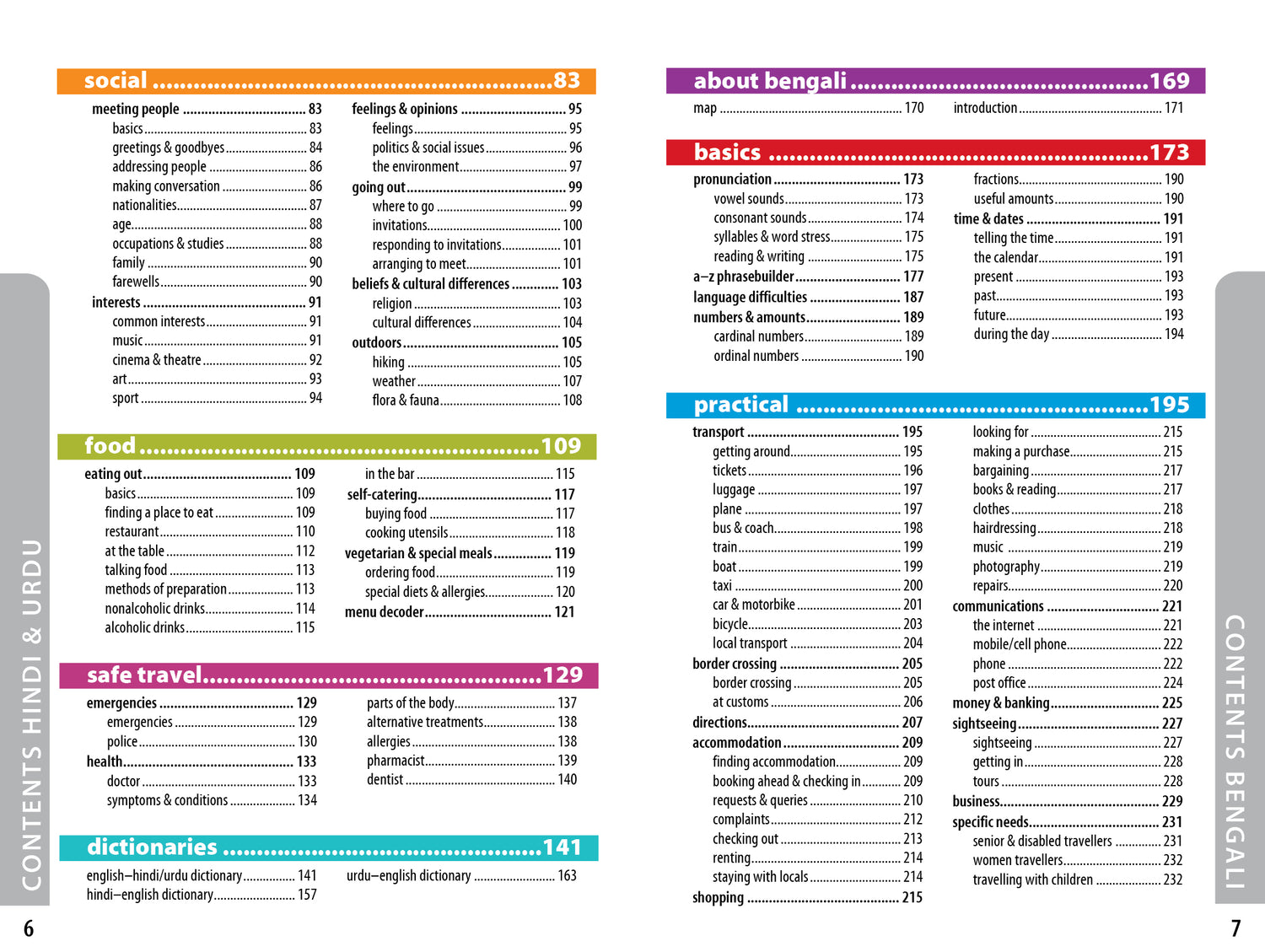 Hindi, Urdu & Bengali Phrasebook & Dictionary