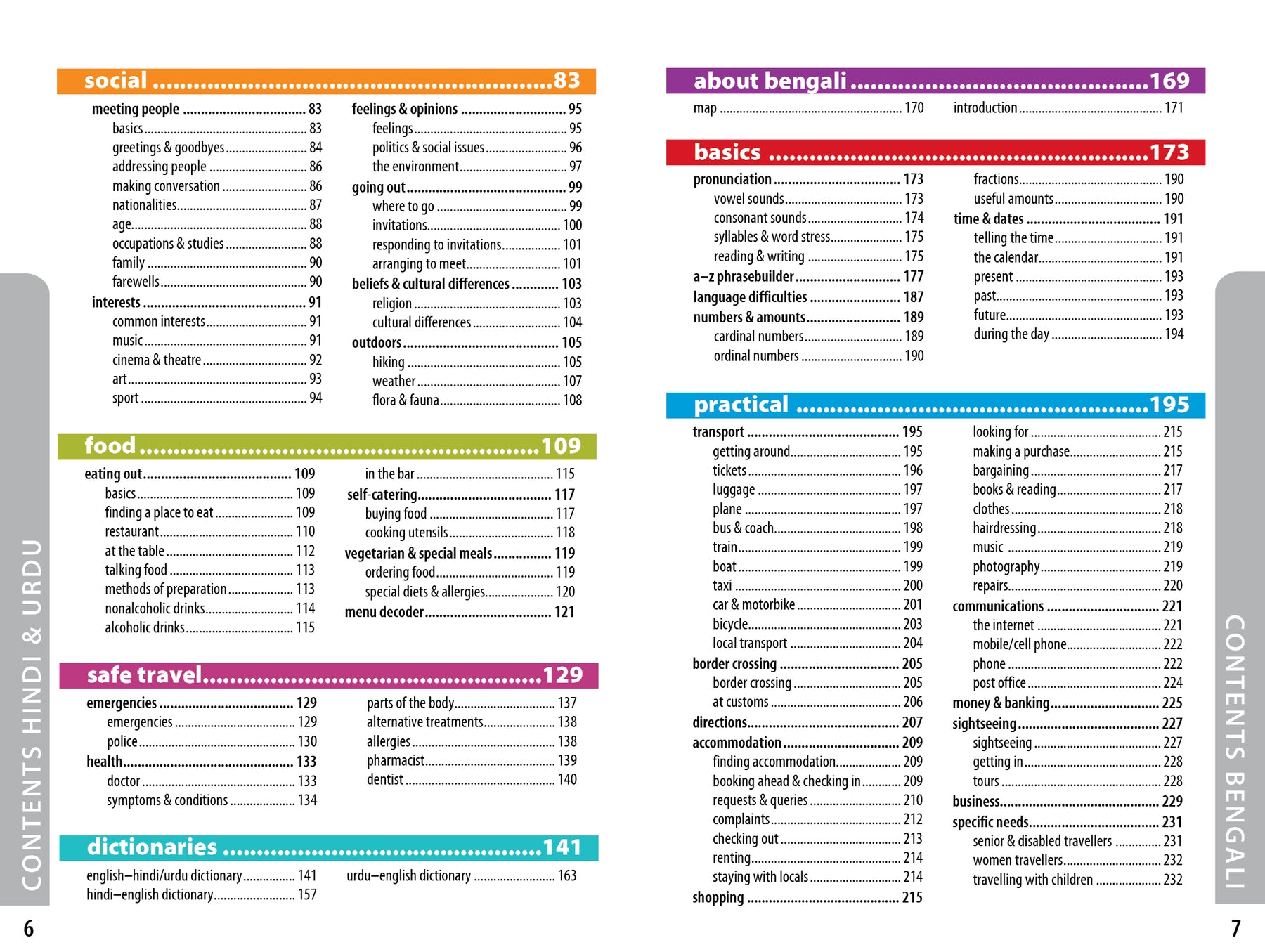 Hindi, Urdu & Bengali Phrasebook & Dictionary