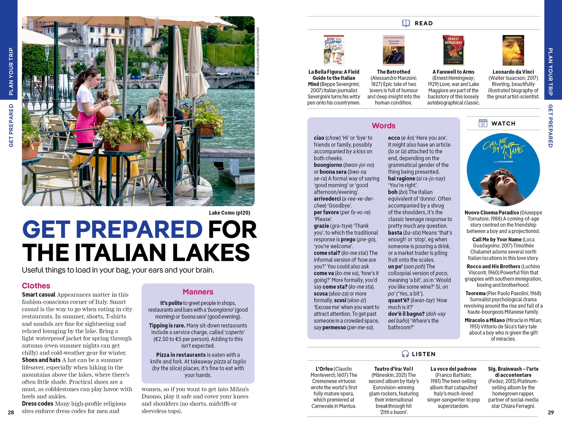 The Italian Lakes - Book