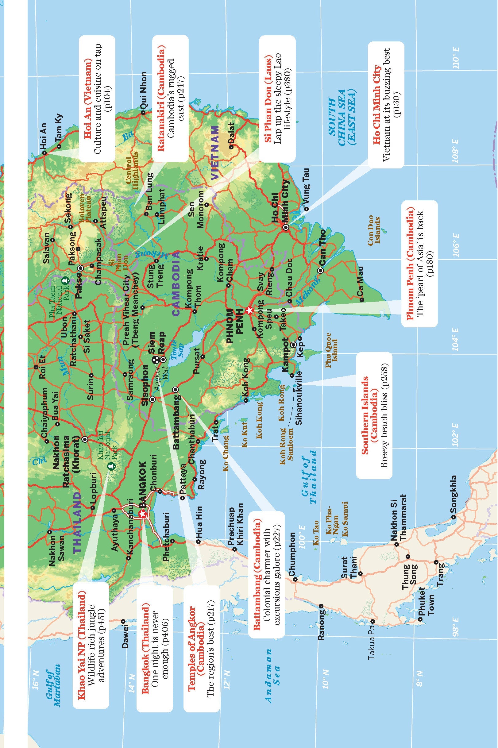 Vietnam, Cambodia, Laos & Northern Thailand Travel Book and Ebook