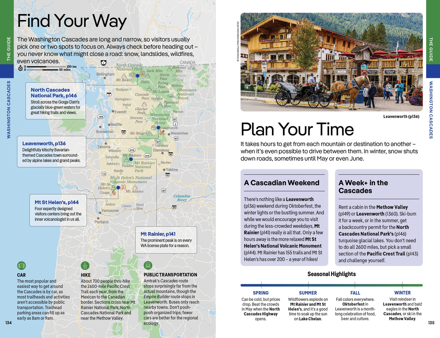 Washington, Oregon & the Pacific Northwest - Book