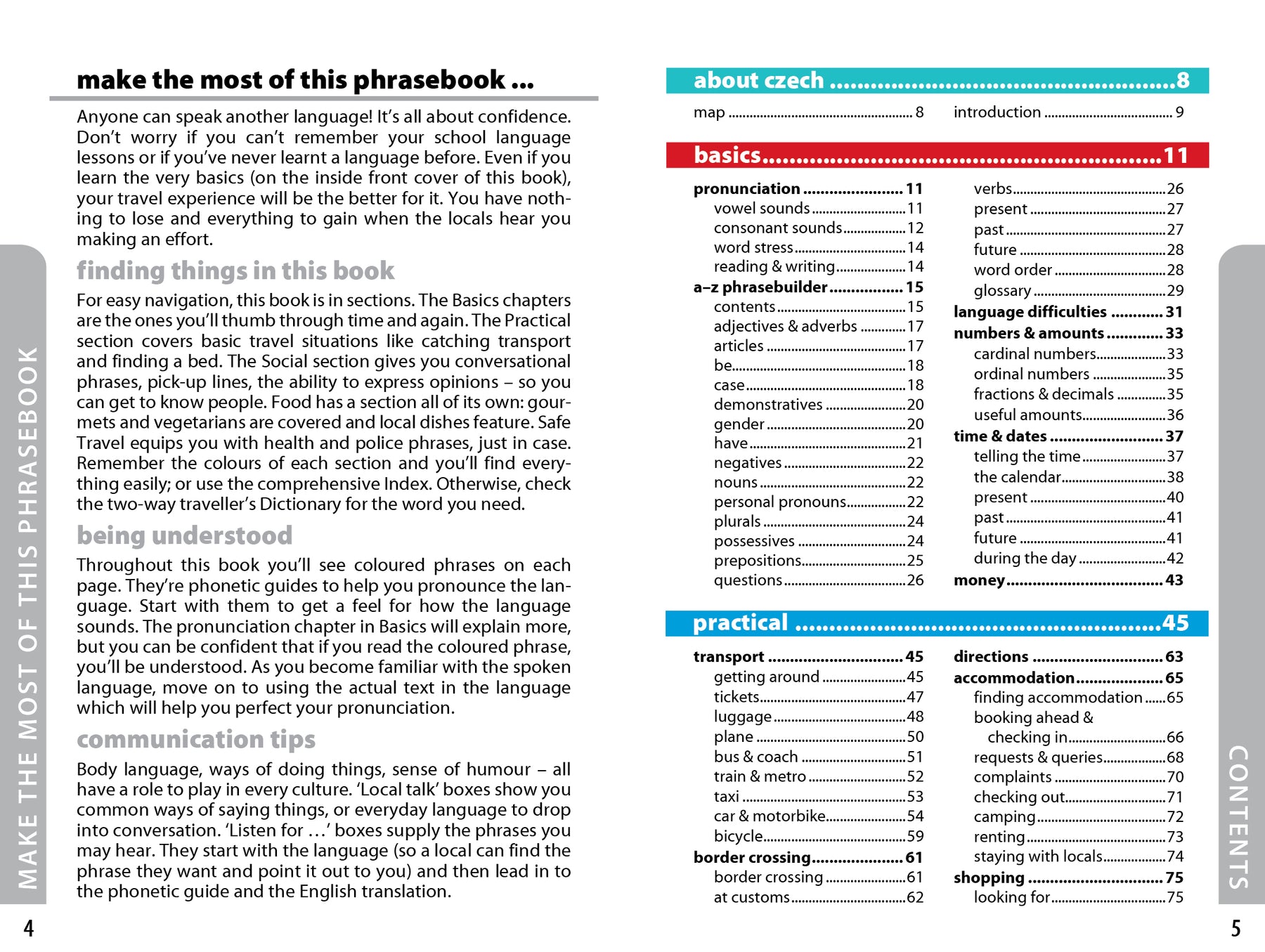 Czech Phrasebook & Dictionary - Book