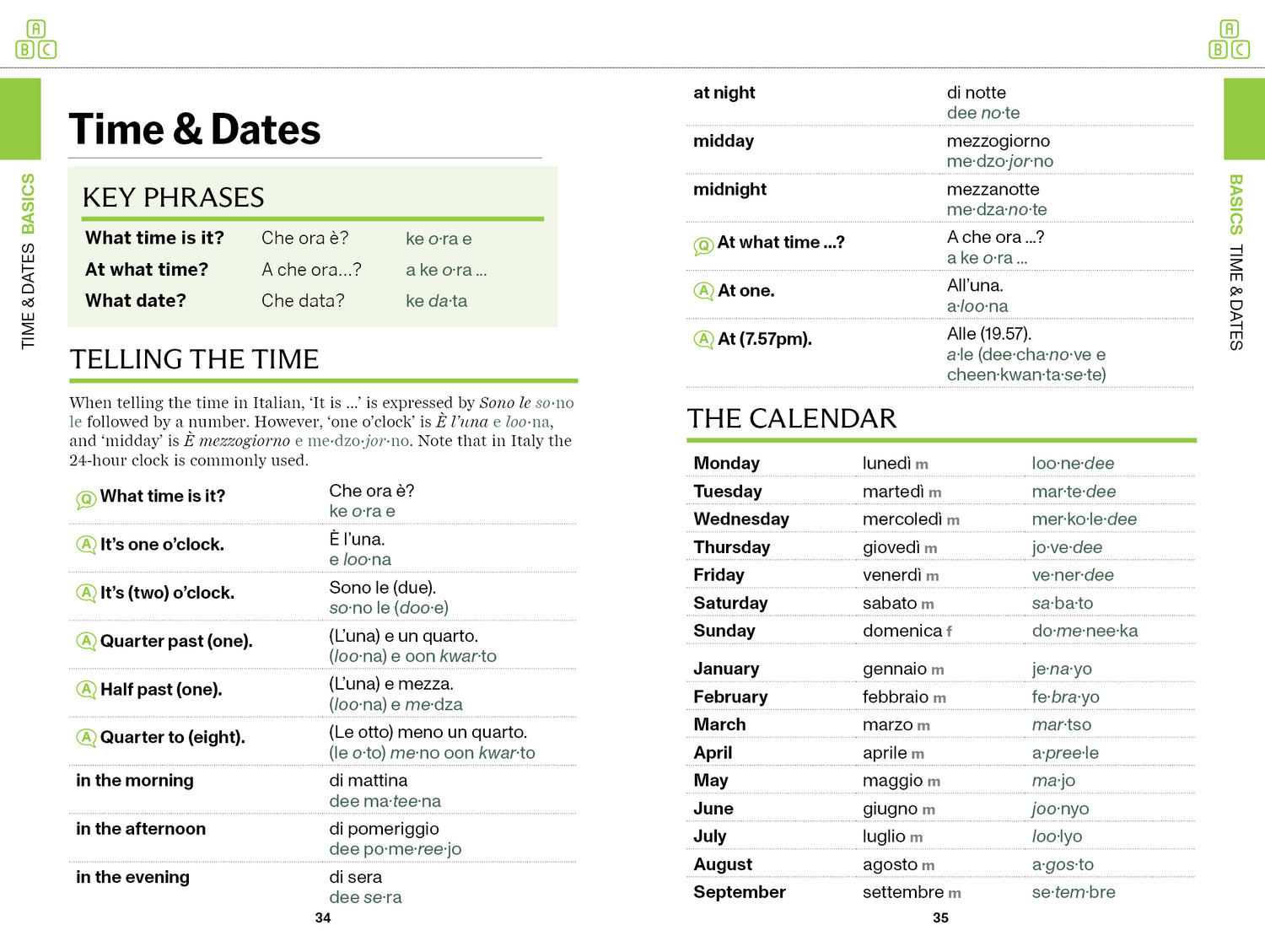 Italian Travel Phrasebook & Dictionary - Book