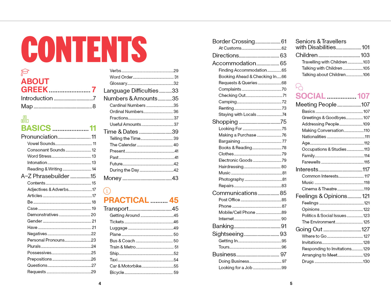 Greek Travel Phrasebook & Dictionary - Book