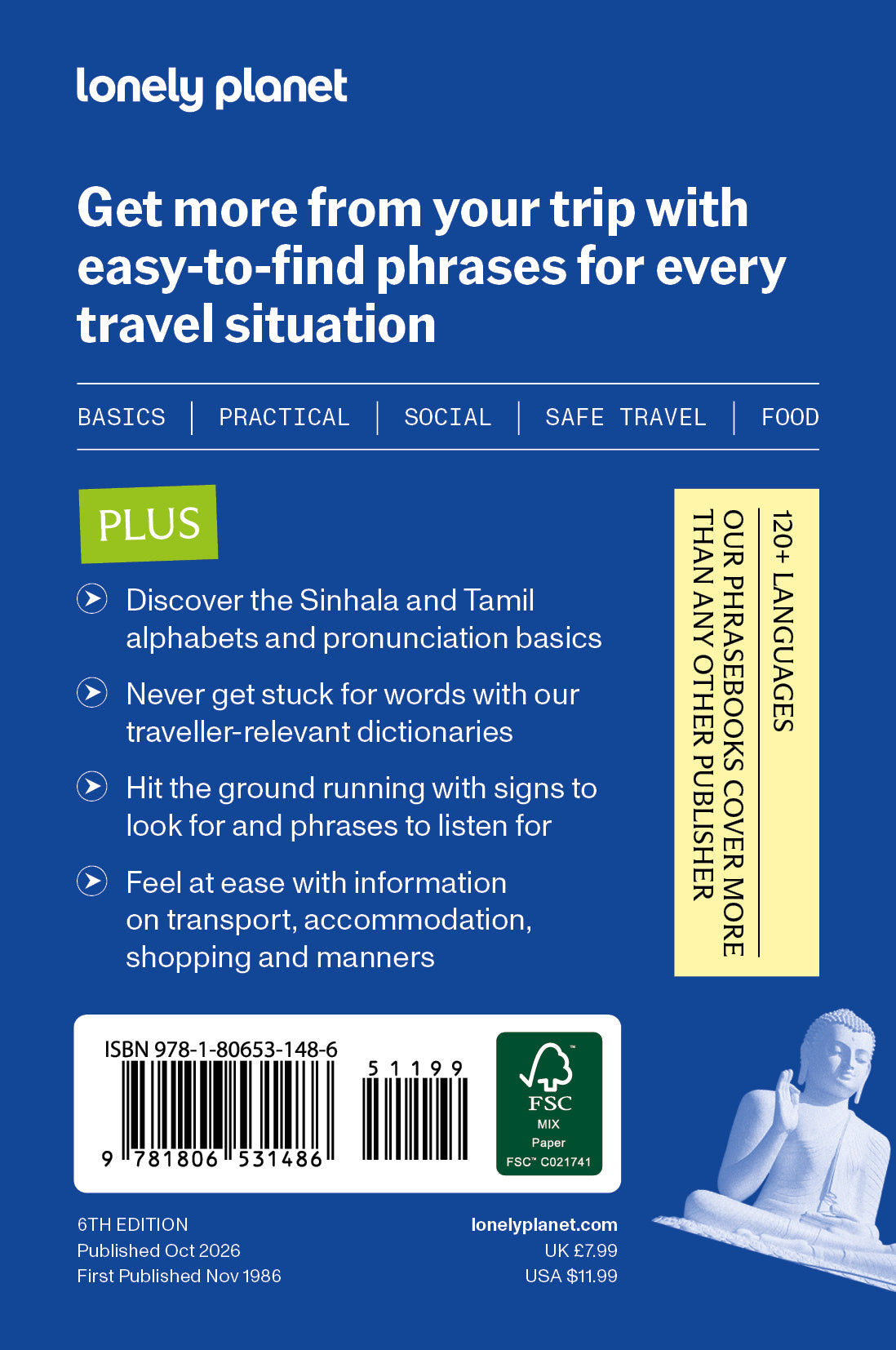 Sri Lanka Travel Phrasebook & Dictionary - Book