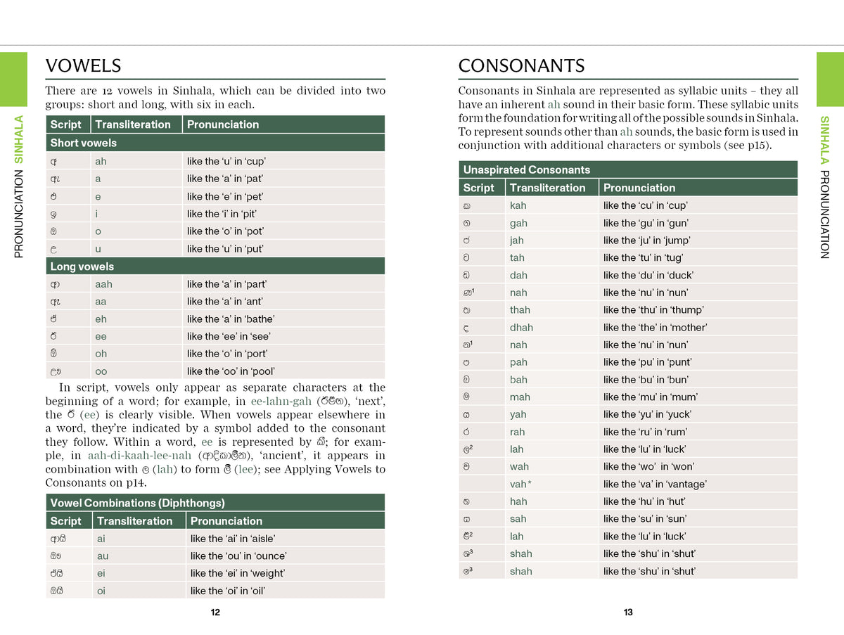 Sri Lanka Travel Phrasebook & Dictionary - Book