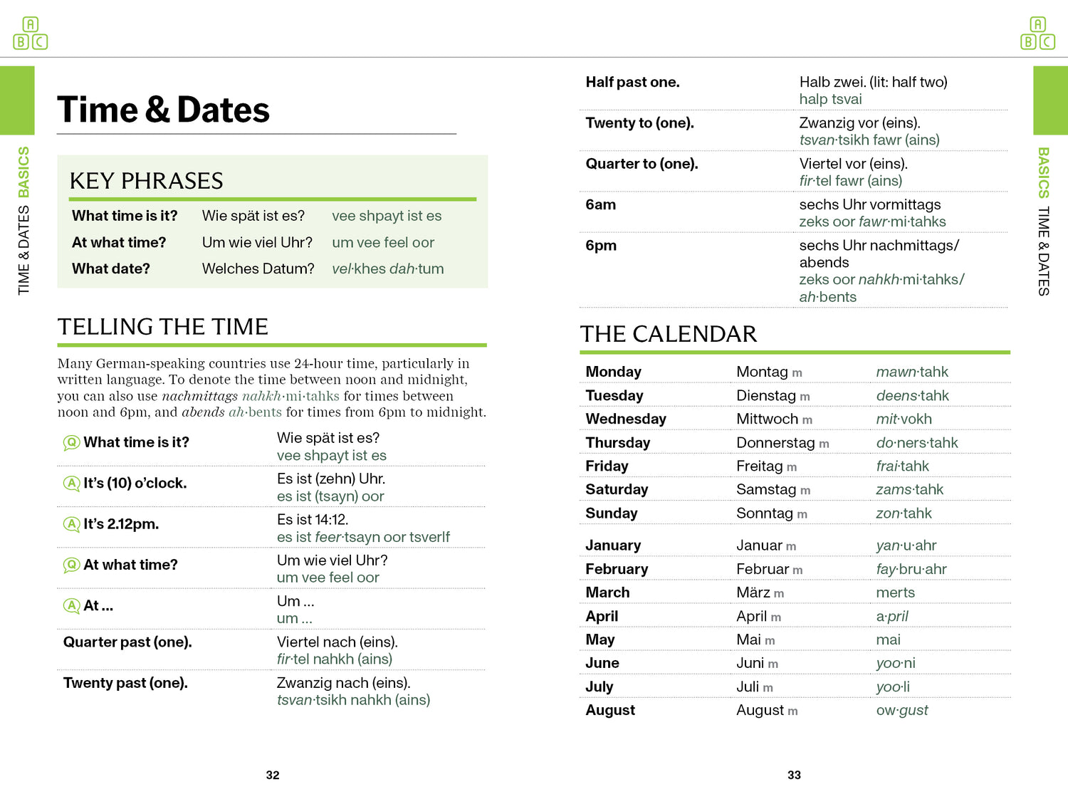 German Travel Phrasebook & Dictionary - Book