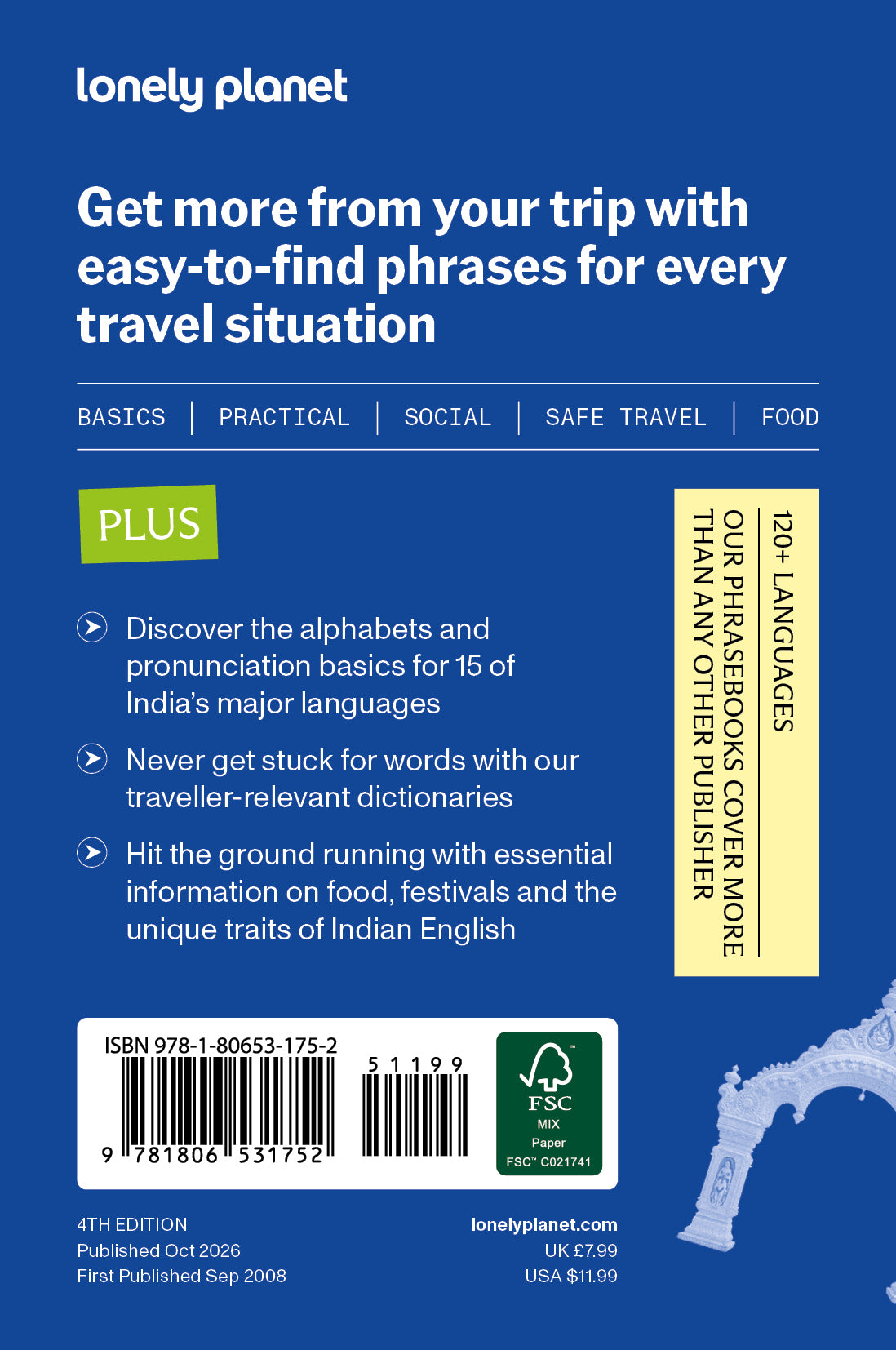India Travel Phrasebook & Dictionary - Book