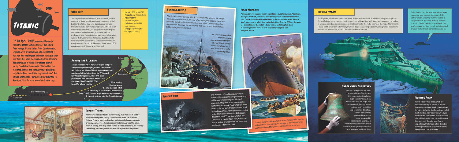 Lost at Sea! Shipwrecks (North and South America edition)