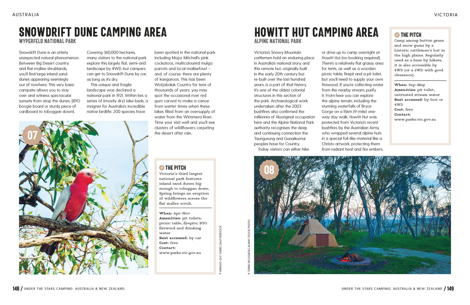 Under the Stars Camping Australia and New Zealand