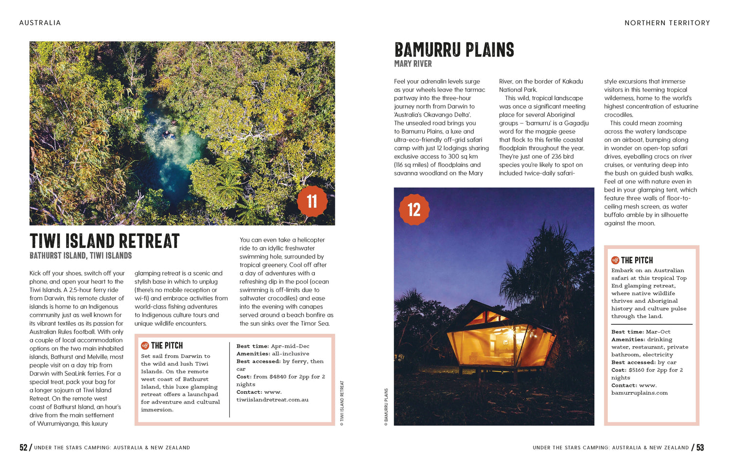 Under the Stars Camping Australia and New Zealand