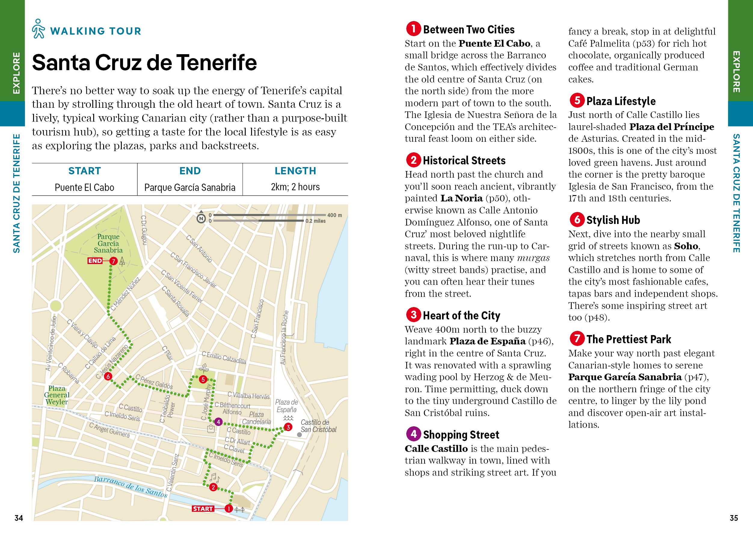 Santos Paved Trail Map Santos Hiking Trail Map