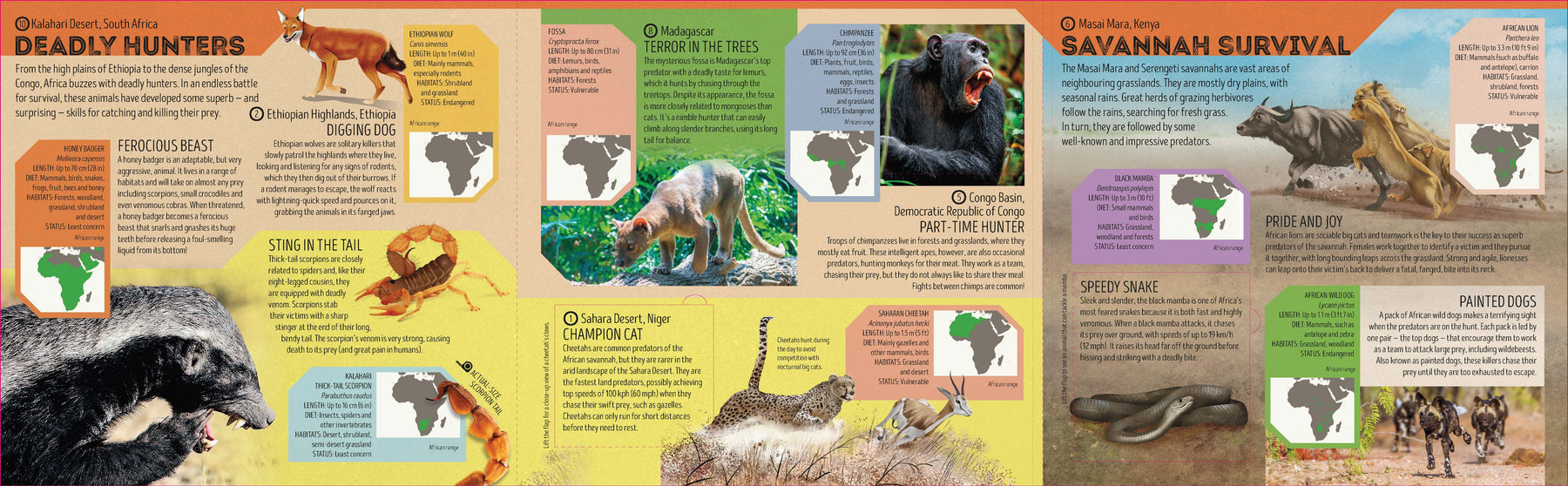 Deadly Animal Atlas (North and South America edition)