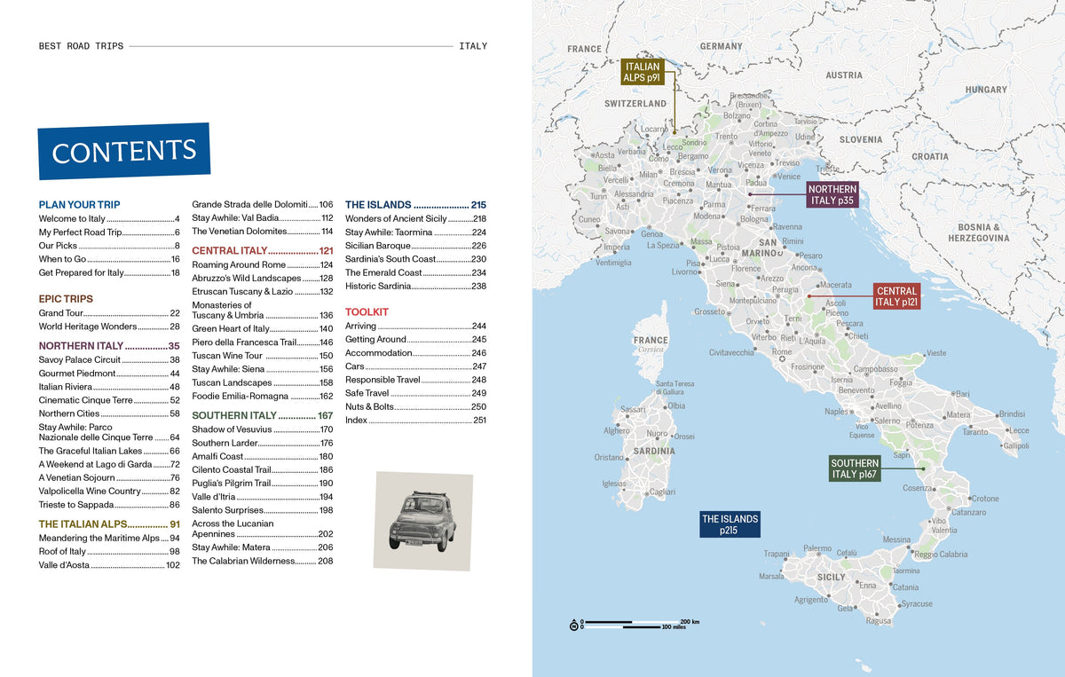 Best Road Trips Italy - Book