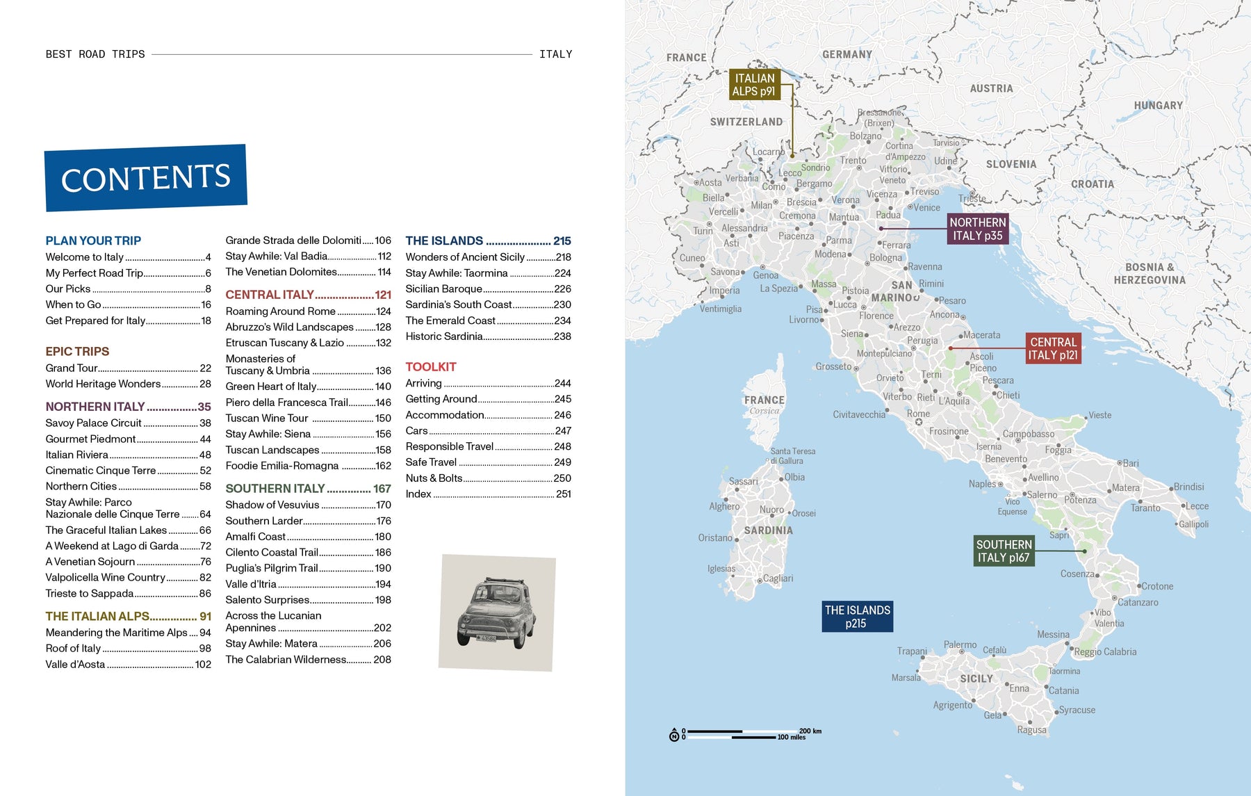Best Road Trips Italy - Book