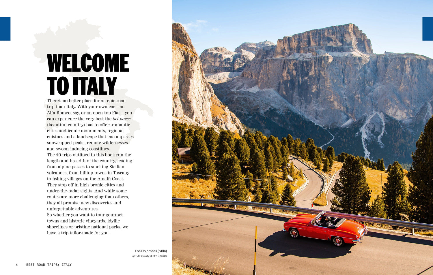 Best Road Trips Italy - Book