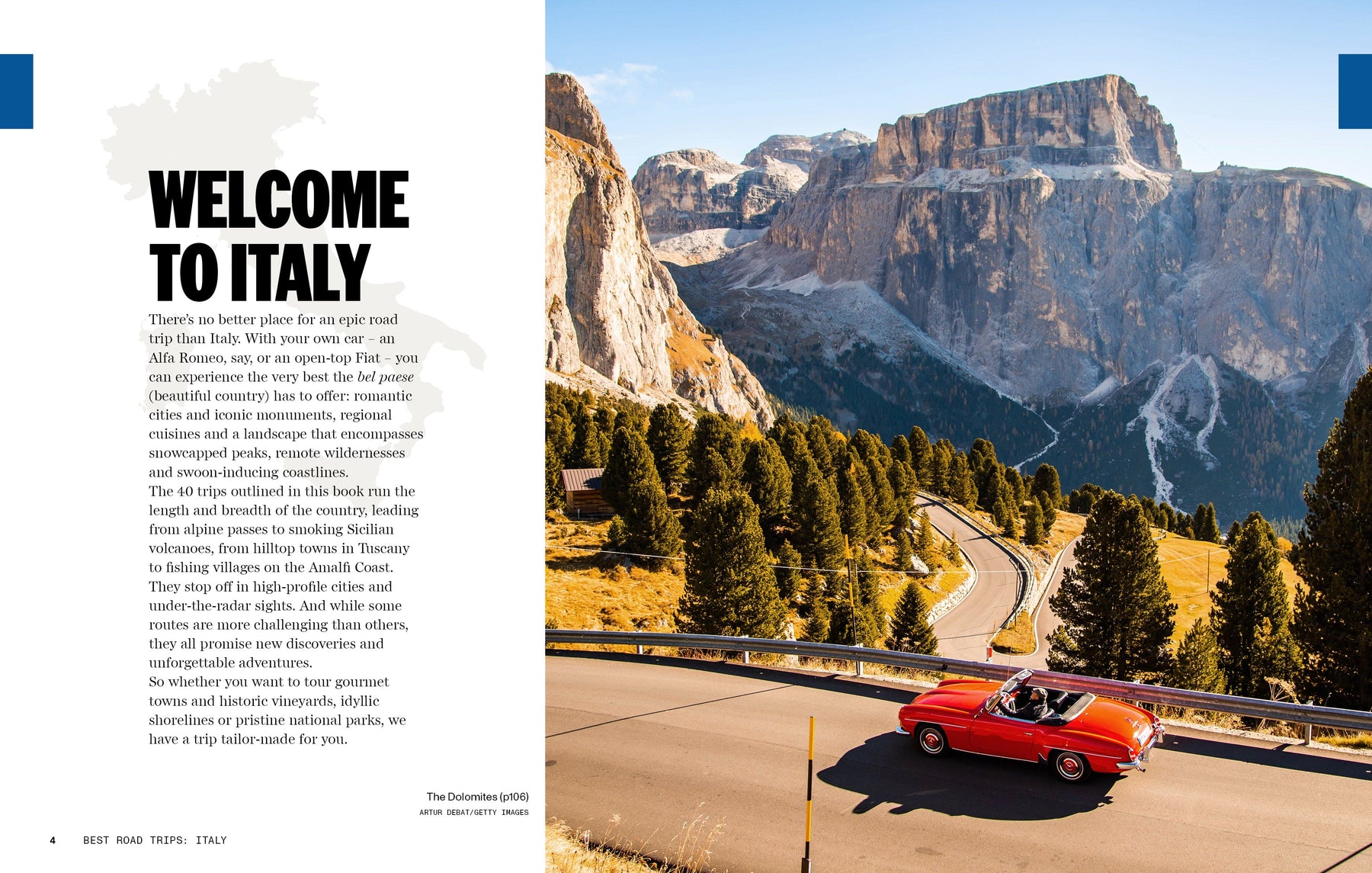 Best Road Trips Italy - Book