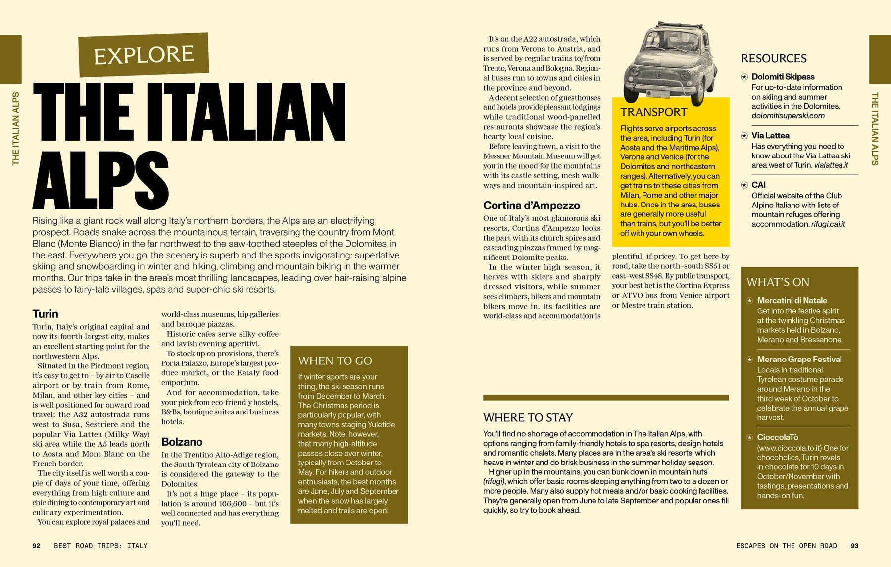 Best Road Trips Italy - Book