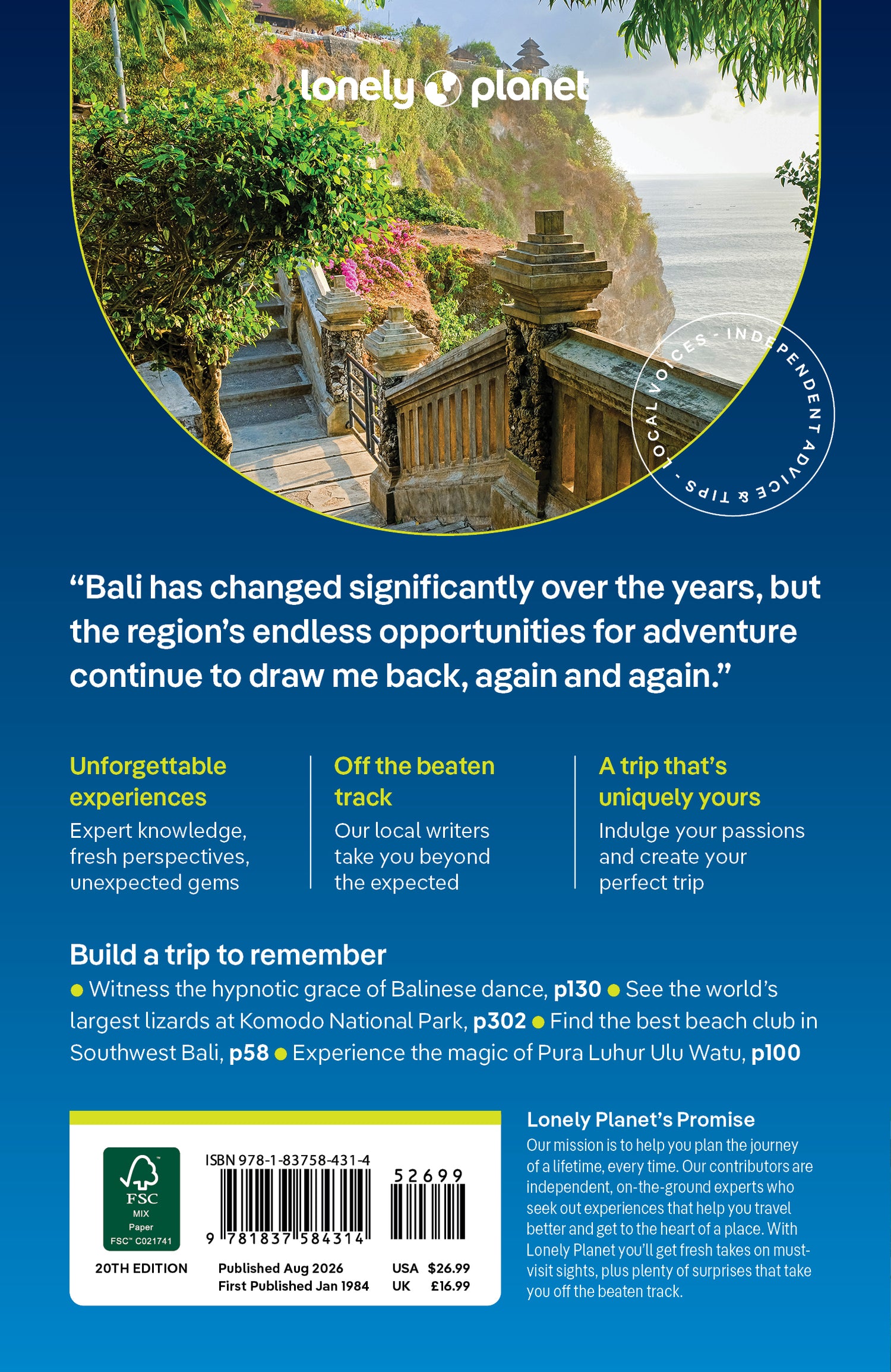 Bali, Lombok & Nusa Tenggara - Book + eBook