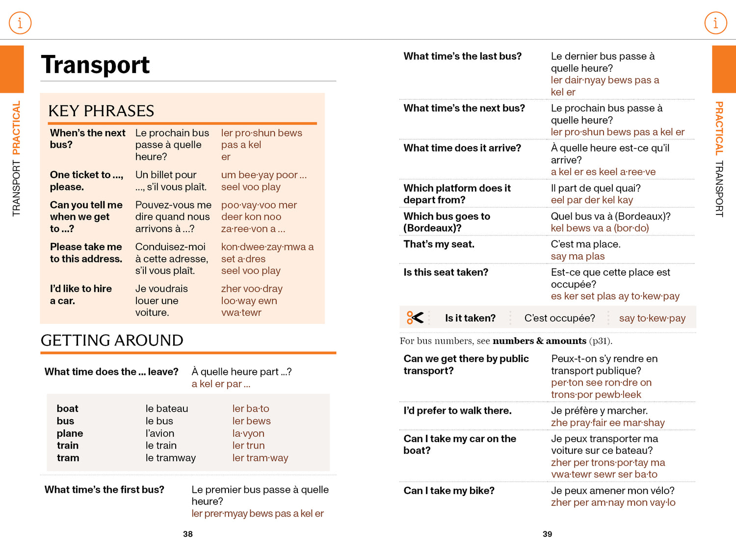 French Travel  Phrasebook & Dictionary - Book