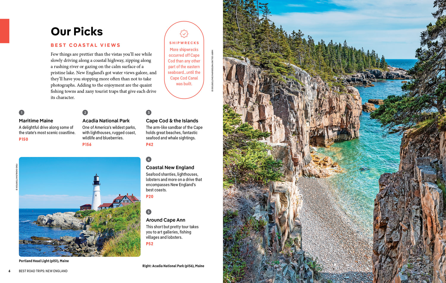 Best Road Trips New England - Book
