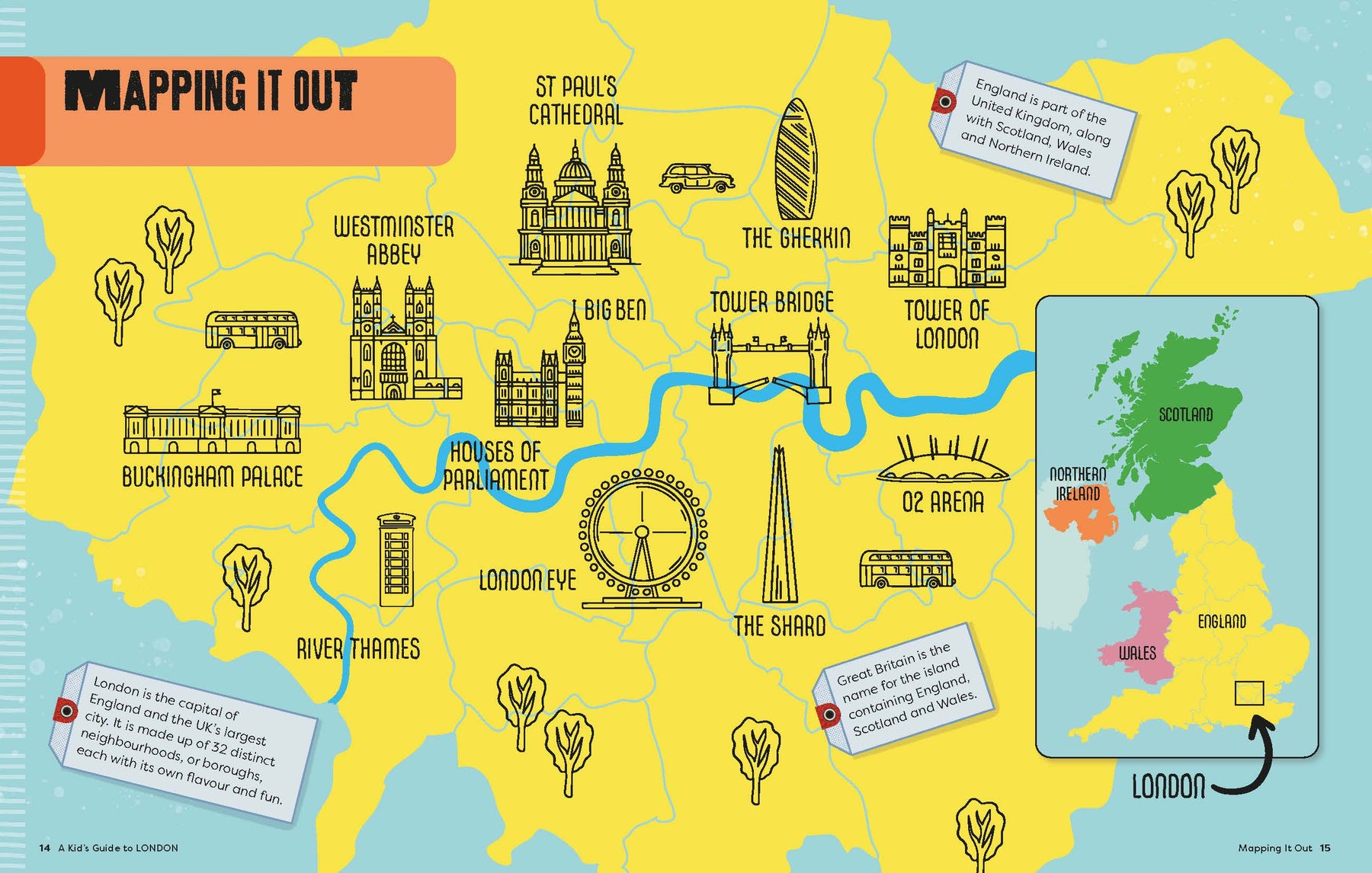 A Kid's Guide to London (North and South America edition)