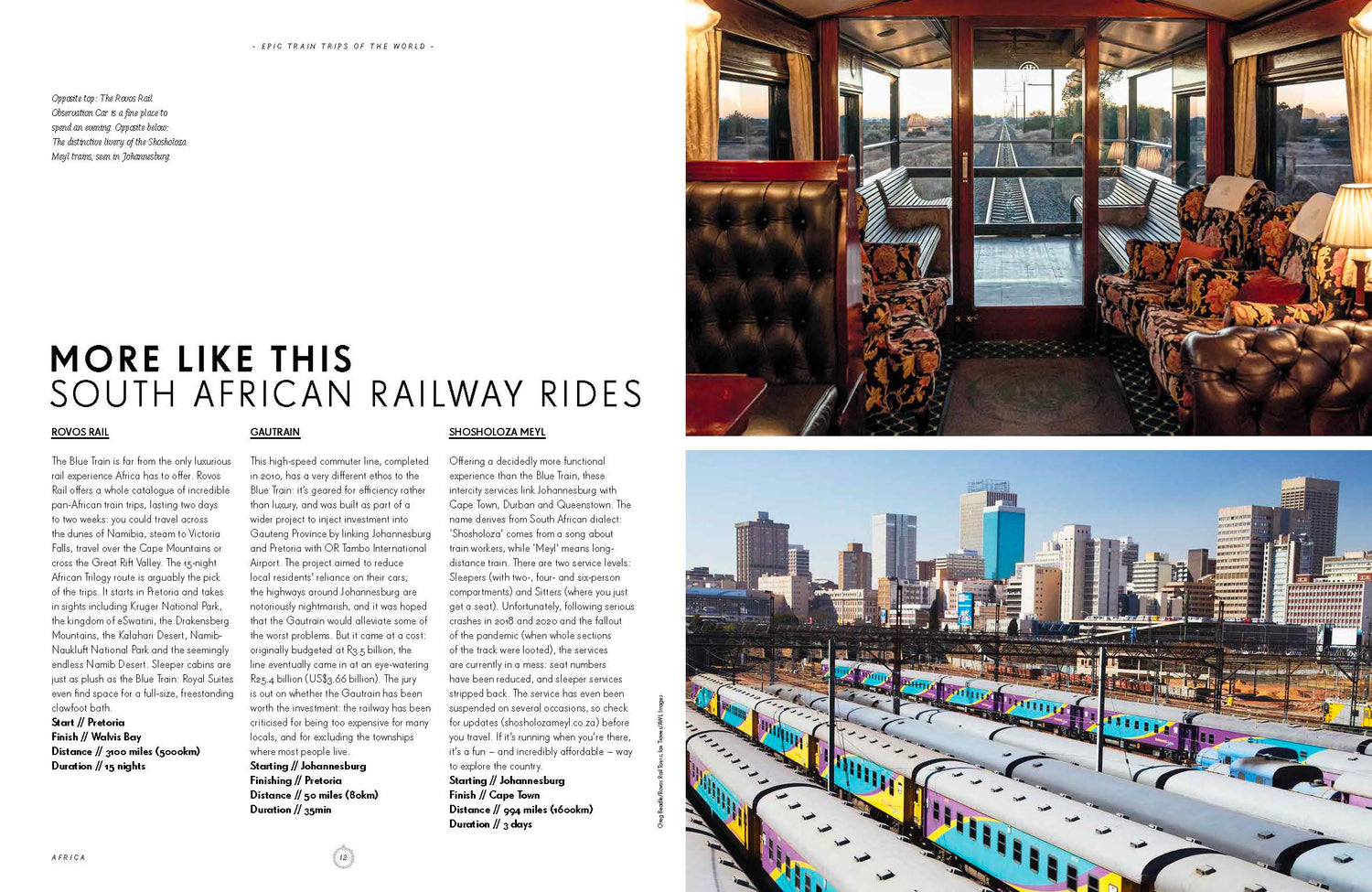 Epic Train Trips of the World