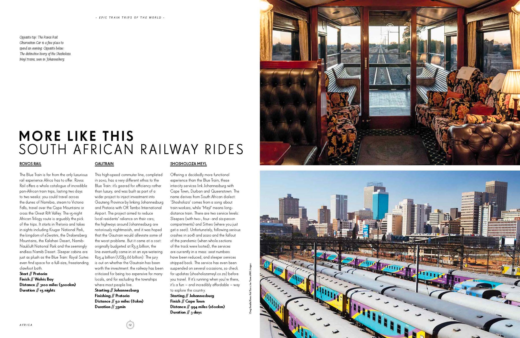 Epic Train Trips of the World