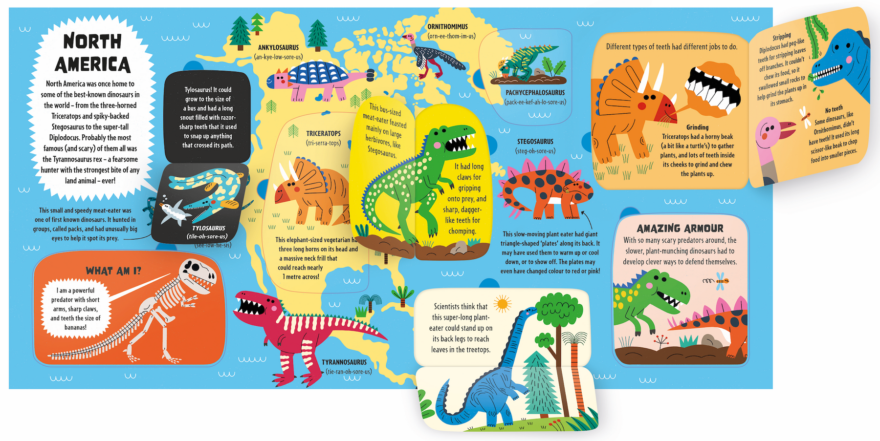 My First Lift-the-Flap Dinosaur Atlas (North & South America edition)