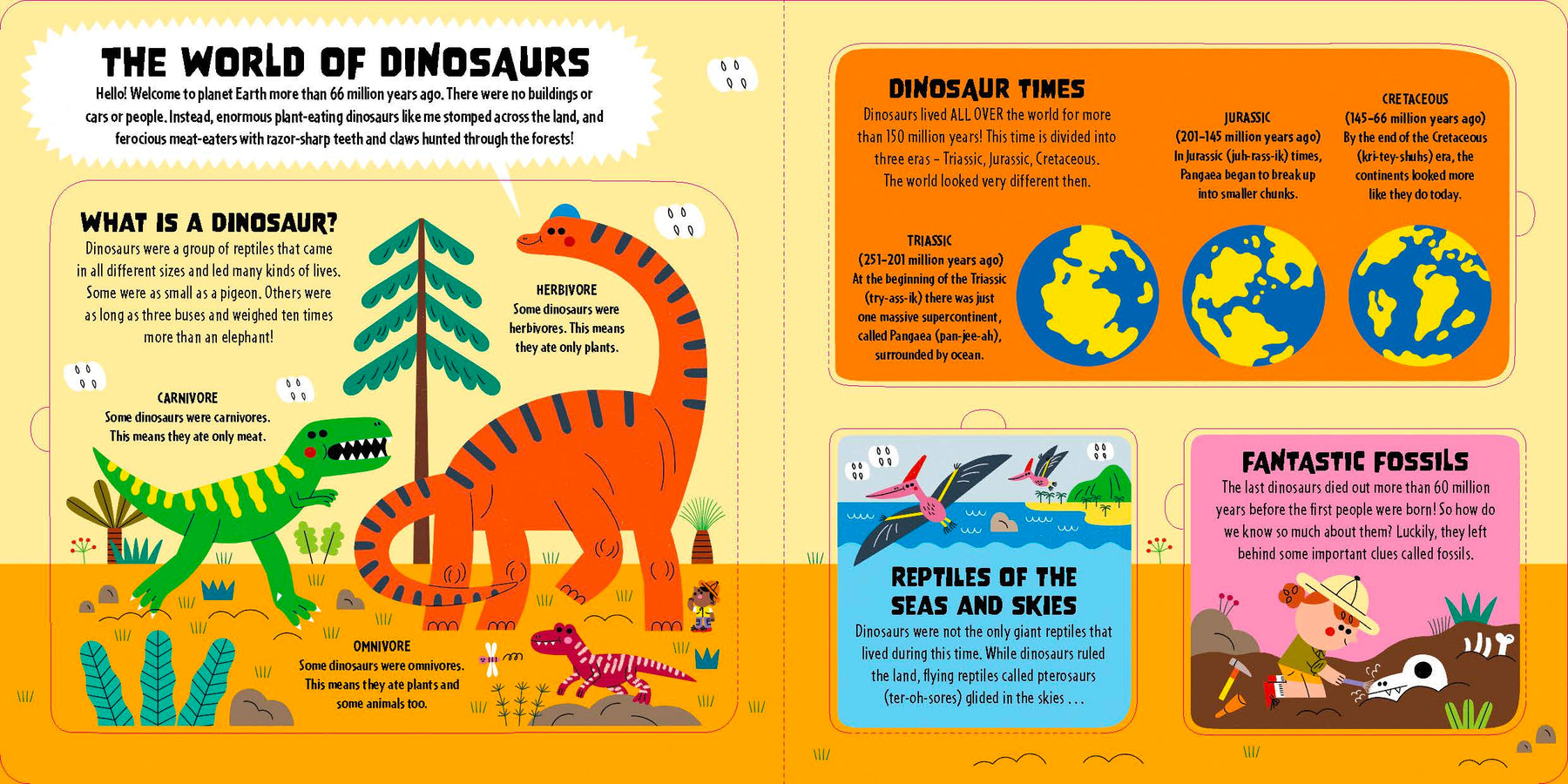My First Lift-the-Flap Dinosaur Atlas (North & South America edition)
