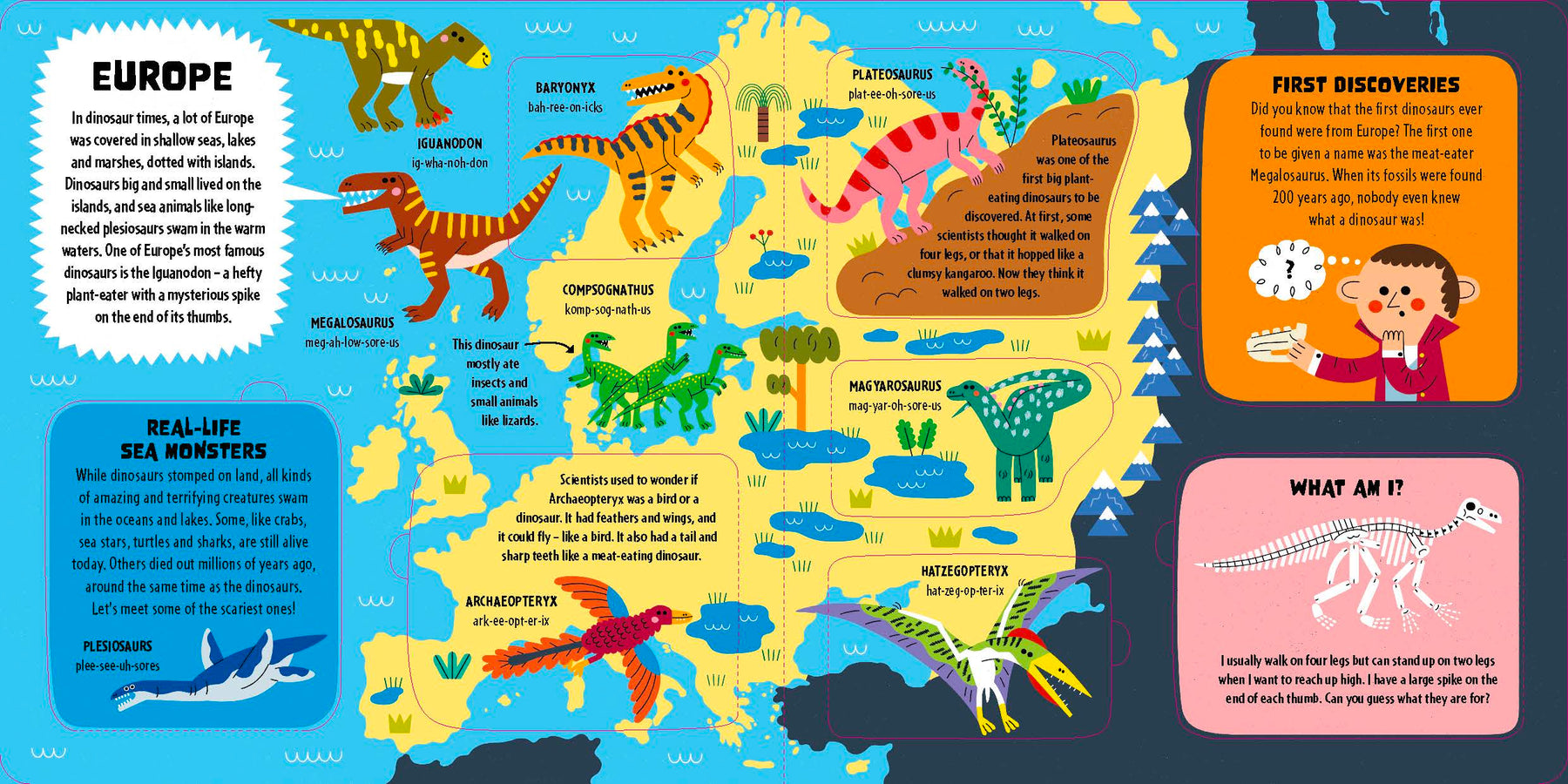 My First Lift-the-Flap Dinosaur Atlas (North & South America edition)