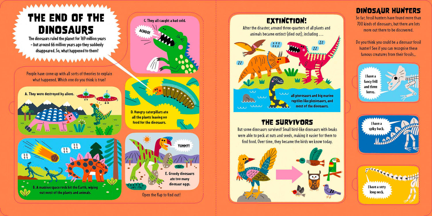 My First Lift-the-Flap Dinosaur Atlas (North & South America edition)