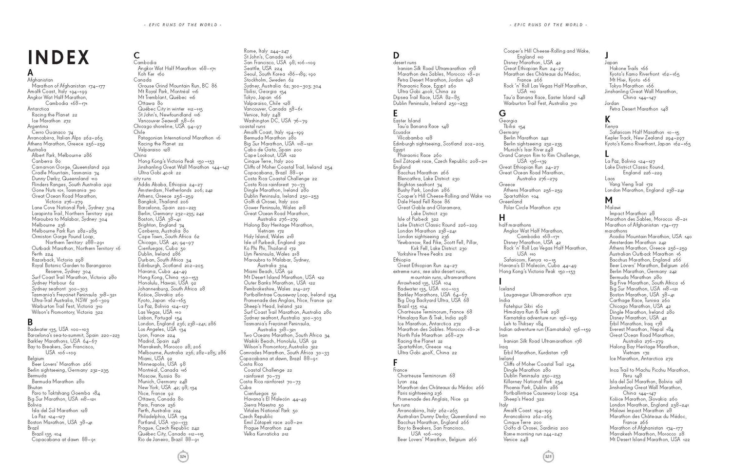 Epic Runs of the World - Paperback