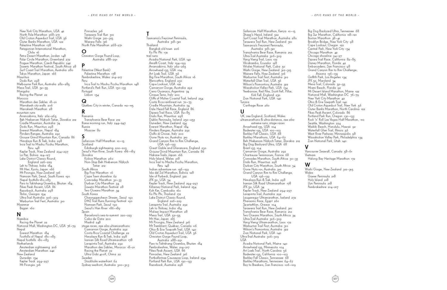 Epic Runs of the World - Paperback